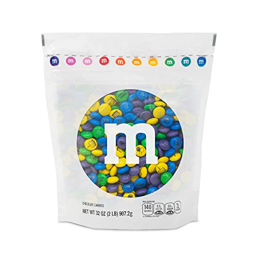 0012937008417 - M&MS MILK CHOCOLATE BIRTHDAY CANDY - 2LB OF BULK CANDY WITH PRINTED HAPPY BIRTHDAY CLIPART, PERFECT FOR BIRTHDAY GIFTS, CUPCAKES, PARTY FAVORS, BIRTHDAY CAKE TOPPERS AND PARTY DECORATIONS