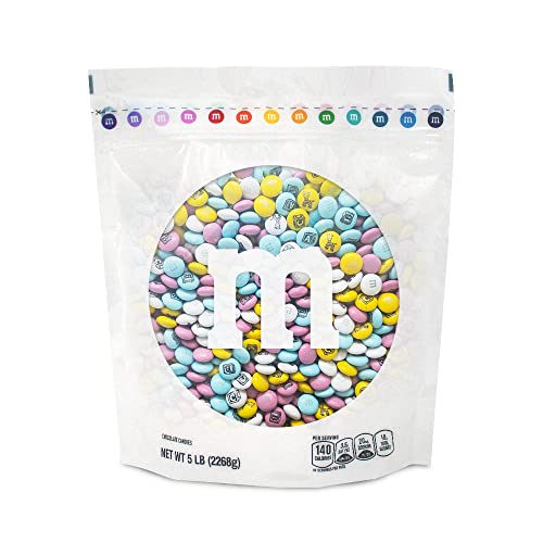 0012937008486 - M&MS NEW BABY MILK CHOCOLATE CANDY - 5LBS OF BULK CANDY PERFECT FOR GENDER REVEAL, NEW BABY ANNOUNCEMENT, DIY BABY SHOWERS AND SWEET BABY GIFTS