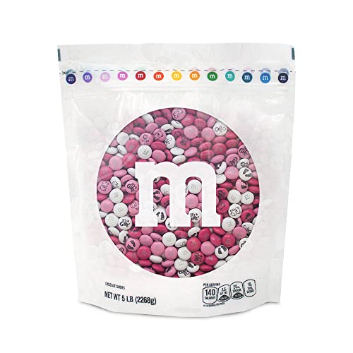 0012937008509 - ITS A GIRL BABY SHOWER CANDY M&MS MILK CHOCOLATE CANDY 5 LBS BULK CANDY BAG