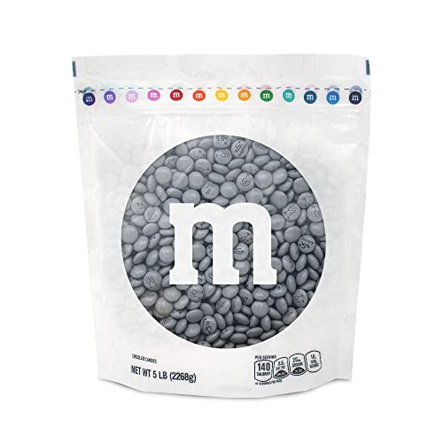 0012937008585 - M&MS PRE-DESIGNED 25TH ANNIVERSARY MILK CHOCOLATE CANDY - 5LBS OF BULK CANDY PERFECT FOR SILVER ANNIVERSARY PARTY, 25TH ANNIVERSARY GIFTS AND DIY ANNIVERSARY PARTY FAVORS