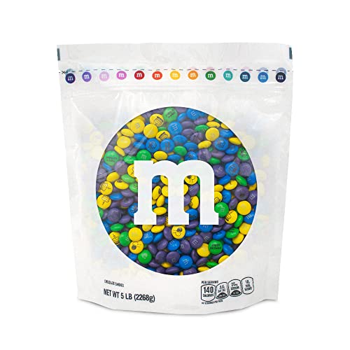0012937008615 - M&MS MILK CHOCOLATE BIRTHDAY CANDY - 5LB OF BULK CANDY WITH PRINTED HAPPY BIRTHDAY CLIPART, PERFECT FOR BIRTHDAY GIFTS, CUPCAKES, PARTY FAVORS, BIRTHDAY CAKE TOPPERS AND PARTY DECORATIONS