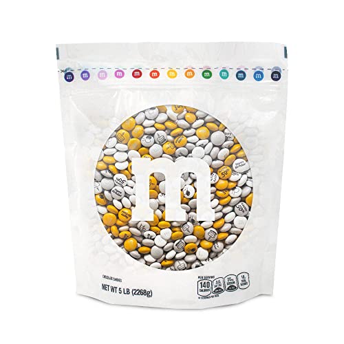 0012937008646 - M&MS MILK CHOCOLATE HAPPY 50TH BIRTHDAY CANDY - 5LB OF BULK CANDY WITH PRINTED BIRTHDAY CLIPART, PERFECT FOR BIRTHDAY GIFTS, CUPCAKES, OVER THE HILL PARTY FAVORS, BIRTHDAY CAKE TOPPERS AND PARTY DECORATIONS