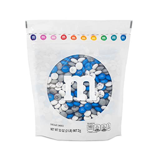 0012937008967 - M&MS PRE-DESIGNED BAR MITZVAH MILK CHOCOLATE CANDY - 2LBS OF BULK CANDY IN RESEALABLE PACK FOR THE BAR MITZVAH PARTY SWEET STUFF FOR DIY COMMEMORATIVE BAR MITZVAH GIFT OR PARTY FAVORS