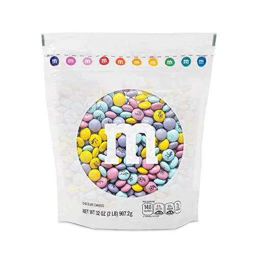 0012937010014 - M&MS PRE-DESIGNED UNICORN PRINTED MILK CHOCOLATE CANDY - 2LBS OF BULK CANDY IN RESEALABLE PACK FOR UNICORN PARTIES, MAGIC MIXES, BIRTHDAY PARTIES, CANDY BAR OR SWEET STUFF FOR DIY PARTY FAVORS