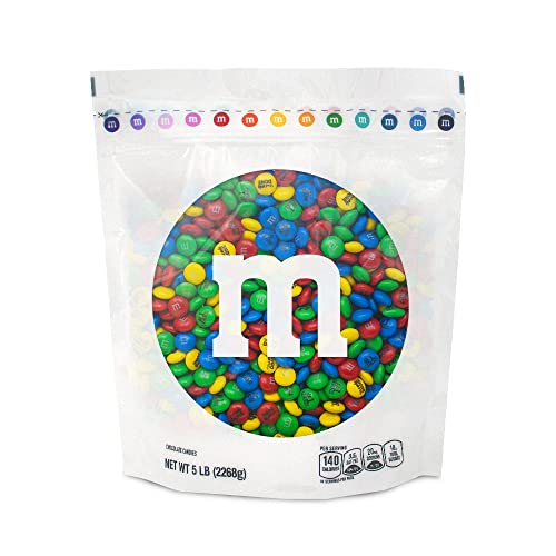 0012937010175 - M&MS PRE-DESIGNED GREAT TEAM MILK CHOCOLATE CANDY - 5LBS OF BULK CANDY IN RESEALABLE PACK FOR TEAM EVENTS, ATHLETIC AWARDS, BUSINESS MEETINGS, CLIENT THANK YOU AND CUSTOMER APPRECIATION