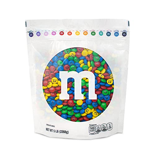 0012937010182 - M&MS PRE-DESIGNED CUSTOMER FOCUS MILK CHOCOLATE CANDY - 5LBS OF BULK CANDY IN RESEALABLE PACK FOR CUSTOMER THANK YOU GIFTS, TRADE SHOWS, BUSINESS MEETINGS, CLIENT THANK YOU AND CUSTOMER APPRECIATION