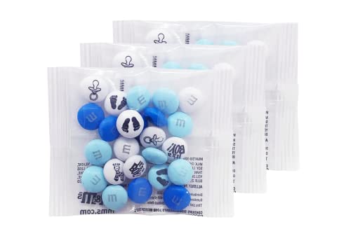 0012937010632 - M&MS MILK CHOCOLATE BABY BOY CANDY FAVORS (20 PACK), PERFECT FOR GENDER REVEAL PARTIES, BABY PARTY GIVEAWAYS AND BABY BOY PARTY DÉCOR