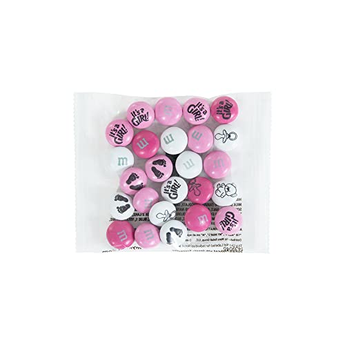 0012937010649 - M&MS MILK CHOCOLATE BABY GIRL CANDY FAVORS (20 PACK), PERFECT FOR GENDER REVEAL PARTIES, BABY PARTY GIVEAWAYS AND BABY GRIL PARTY DÉCOR