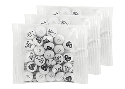 0012937010656 - M&MS MILK CHOCOLATE WEDDING CANDY FAVORS (20 PACK), PERFECT FOR WEDDING RECEPTION FAVOR, BRIDAL FAVORS, REHERSAL DINNER AND WEDDING TABLE DÉCOR