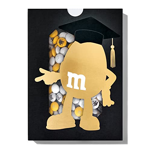 0012937011462 - M&MS GRADUATION CHARACTER GIFT BOX, 1 LB OF M&MS CHOCOLATE CANDIES PRINTED WITH GRADUATION-THEMED ICONS, SWEET GIFT TO CELEBRATE THE GRADUATE, PERFECT GIFT FOR HIM OR HER