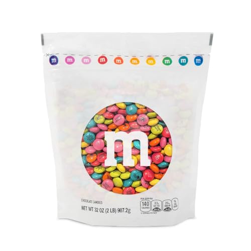 0012937012957 - M&M’S HOLI MILK CHOCOLATE CANDIES, 2 POUNDS OF COLORFUL M&MS PRINTED WITH HAPPY HOLI THEMED IMAGES, RESEALABLE PACK FOR FESTIVALS, CELEBRATIONS, DIY FAVORS & MORE