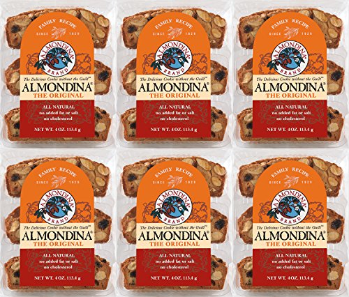 0129500521492 - ALMONDINA BISCUITS, ORIGINAL, 4 OUNCE, 6 PACK