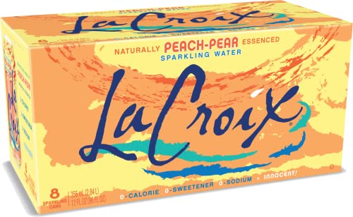 0012993221027 - LA CROIX SPARKLING WATER, PEACH PEAR, 12 OZ CAN (PACK OF 8)