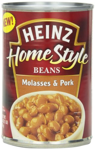 0013000505406 - HEINZ HOME STYLE BEANS, MOLASSES & PORK, 16 OUNCE (PACK OF 12)
