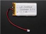 0013039221537 - BATTERY PACKS LITHIUM ION POLYMER BATTERY 3.7V 1200MAH (1 PIECE)
