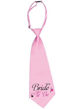 0013051263546 - AMSCAN INTERNATIONAL GIRLS NIGHT OUT TIE BRIDE TO BE LARGE PINK