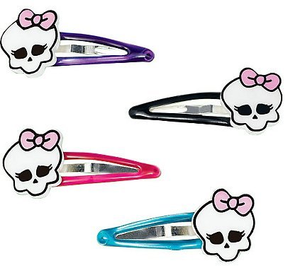 0013051296179 - MONSTER HIGH BARRETTES BIRTHDAY PARTY FAVOURS (4 PACK), MULTI COLOR, 1 X 2'.