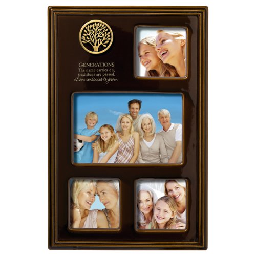 0013051327170 - GRASSLANDS ROAD EVERYDAY LIFE GENERATIONS MULTIPLE OPENING MAHOGANY BROWN CERAMIC FRAME