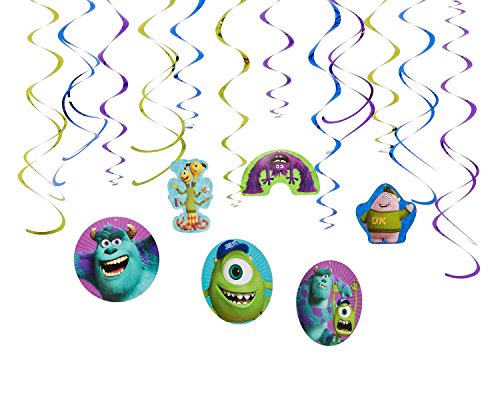 0013051432621 - AMERICAN GREETINGS MONSTERS UNIVERSITY HANGING PARTY DECORATIONS, PARTY SUPPLIES