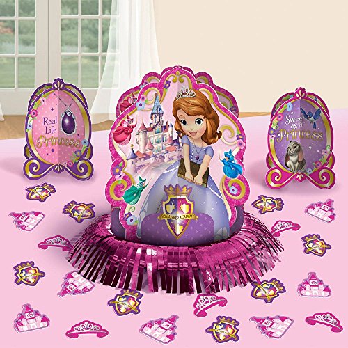 0013051466077 - SOFIA THE FIRST TABLE DECORATING KIT 23 PC.