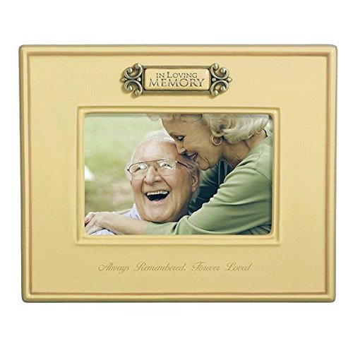 0013051477479 - IN LOVING MEMORY ALWAYS REMEMBERED FOREVER LOVED BEREAVEMENT CERAMIC PICTURE PHOTO FRAME