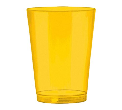 0013051530938 - AMSCAN BIG PARTY PACK SUNSHINE PLASTIC CUPS, 10 OZ., YELLOW