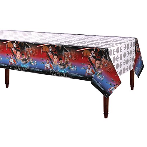 0013051566654 - AMERICAN GREETINGS STAR WARS EPISODE VII PLASTIC TABLE COVER, 54 X 96, PARTY S