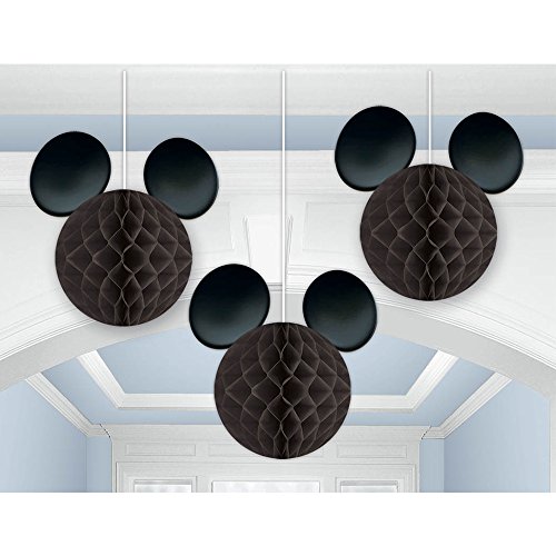 0013051604462 - MICKEY MOUSE HANGING MOUSE EARS PARTY DECORATIONS