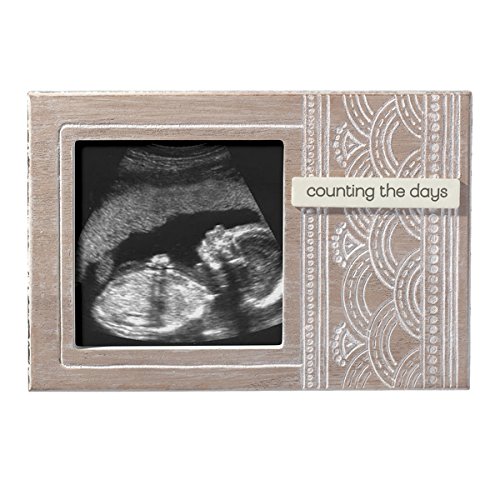0013051650896 - ULTRASOUND PHOTO FRAME- WOODEN - HOLDS 4 INCH X 4 INCH PHOTO