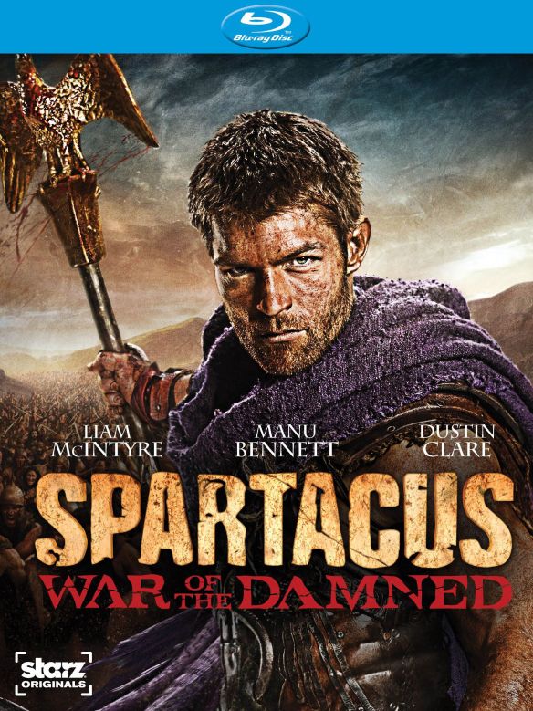 0013132600895 - SPARTACUS: WAR OF THE DAMNED (3 DISC) (BOXED SET) (BLU-RAY DISC)