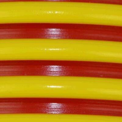 0013161673822 - SMOOTH-BOR BRIGHT YELLOW AND RED VACUUM HOSE - 2 INCH X 15 FEET