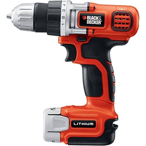 0132017607467 - BLACK & DECKER LDX112C 12-VOLT MAX LITHIUM-ION DRILL/DRIVER WITH 1 BATTERY