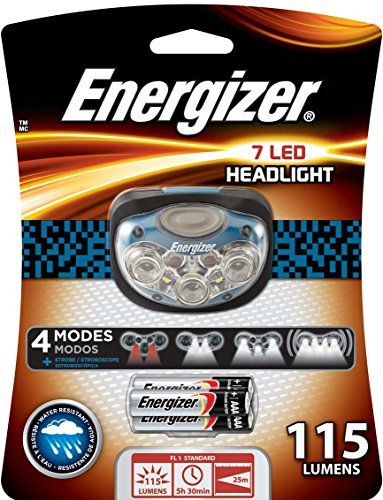 0132017697161 - ENERGIZER 7 LED HEADLAMP (115 LUMENS)