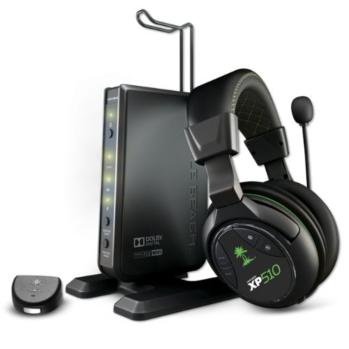 0132018559031 - TURTLE BEACH EAR FORCE XP510 BS-2290-01 5.1 WIRELESS SURROUND SOUND GAMING HEADSET