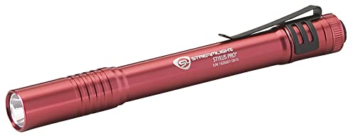 0013222075633 - STREAMLIGHT 66120 STYLUS PRO PEN LIGHT WITH WHITE LED AND HOLSTER, RED