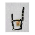0013227015832 - 3DAS 2-3 ADJUSTABLE CHIN HALTER WITH SNAP BLACK WEANLING