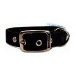 0013227034697 - DOUBLE THICK NYLON DELUXE DOG COLLAR 1 X 18 BLACK 1 IN