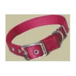 0013227035298 - DOUBLE THICK NYLON DELUXE DOG COLLAR 1 X 32 RED