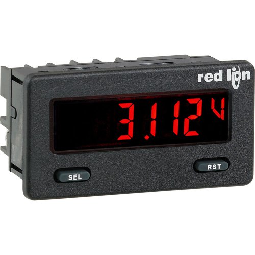 0013227036349 - RED LION CUB5P DC PROCESS PANEL METER, 5 DIGIT LCD DISPLAY, 9-28 VDC, VOLTAGE & CURRENT INPUTS