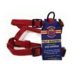 0013227101504 - ADJUSTABLE COMFORT DOG HARNESS RED 3 8 X 10 16 IN