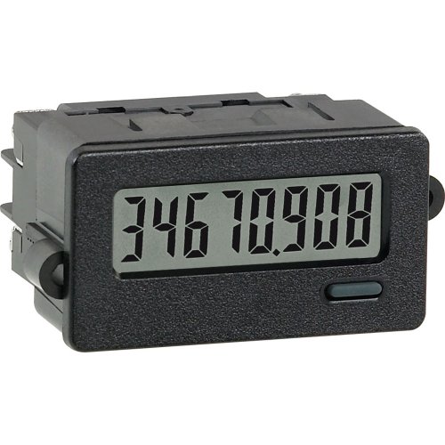 0013227324415 - RED LION CUB7C LOW VOLTAGE MINIATURE ELECTRONIC COUNTER DIGITAL PANEL METER WITH REFLECTIVE BACKLIGHT, 8 DIGIT LCD DISPLAY, 28 VDC INPUT MAX