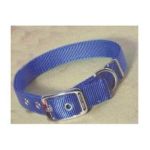 0013227525980 - DOUBLE THICK NYLON DELUXE DOG COLLAR IN BERRY