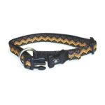 0013227553624 - ADJUSTABLE DOG COLLAR IN EARTH TONE WEAVE SIZE SMALL 18 IN