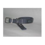 0013227555468 - DOUBLE THICK NYLON DELUXE DOG COLLAR IN GRAY