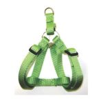 0013227556809 - ADJUSTABLE EASY ON DOG HARNESS 1 X 30 40 LIME GREEN 40 IN