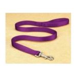0013227934546 - DOUBLE THICK NYLON LEAD WITH SWIVEL SNAP HOT PURPLE X