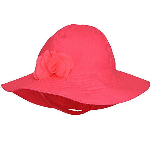 0013244165015 - CARTER'S COTTON SUN HAT FOR BABY GIRLS SUN PROTECTION HAT SOLID PINK 0-9 MONTHS