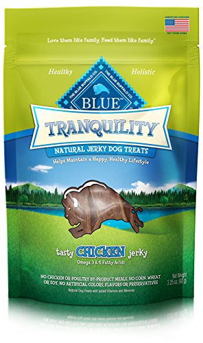 0013245008823 - BLUE BUFFALO TRANQUILITY CHICKEN JERKY DOG TREATS, 3.25 OZ