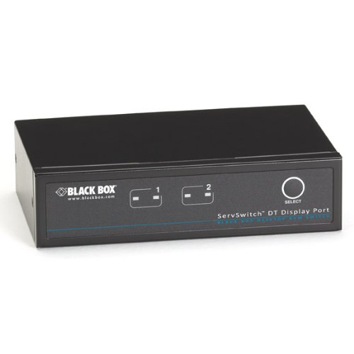 0013269140059 - BLACK BOX SERVSWITCH KVM SWITCH DT DISPLAYPORT WITH USB AND AUDIO, 2-PORT