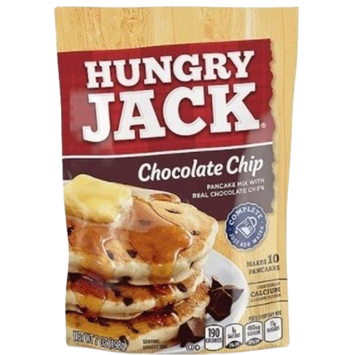 0013300025406 - HUNGRY JACK COMPLETE CHOCOLATE CHIP PANCAKE AND WAFFLE MIX, 7 OUNCE